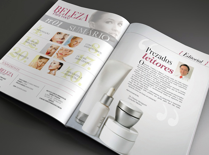 Sumário e editorial Sumário e editorial revista Beleza para você