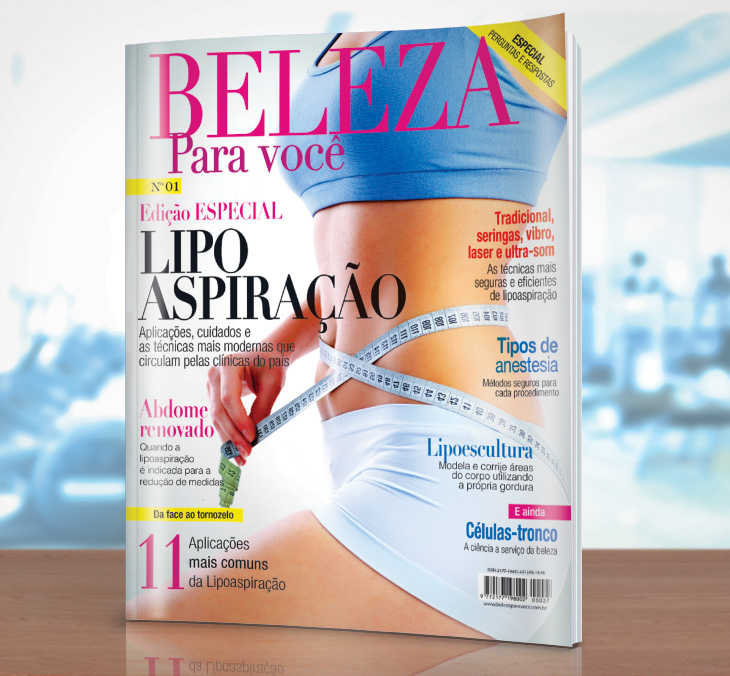 Capa revista liposapiração Capa revista liposapiração