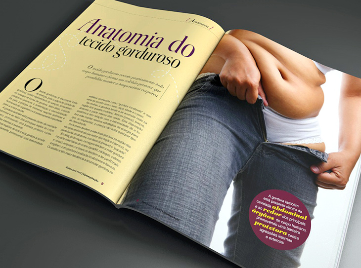 Diagramação interna revista liposapiração Diagramação interna revista liposapiração