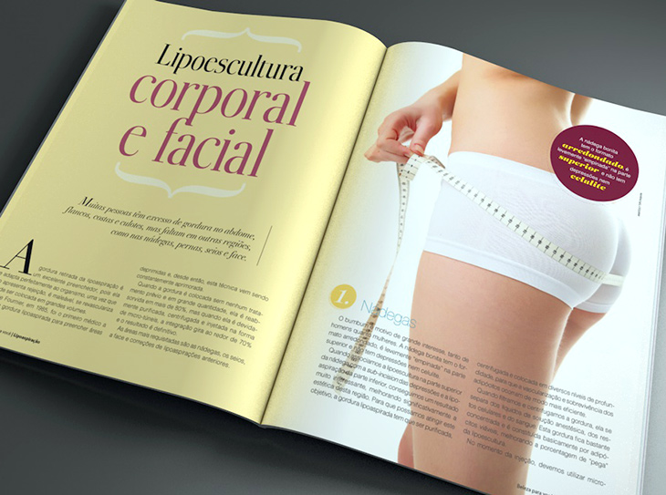 Diagramação interna revista liposapiração Diagramação interna revista liposapiração
