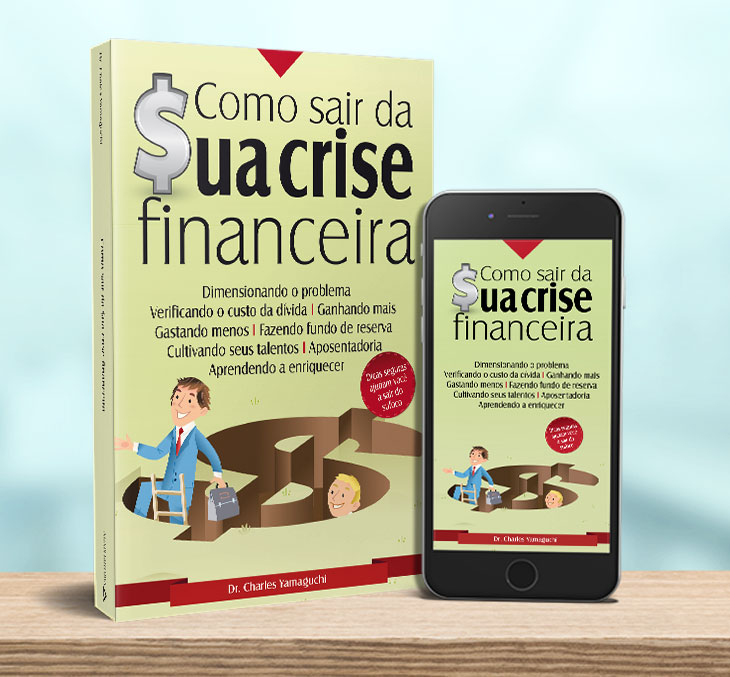 Capa do livro'Como sair da sua Crise Financeira' Capa livro Crise Financeira