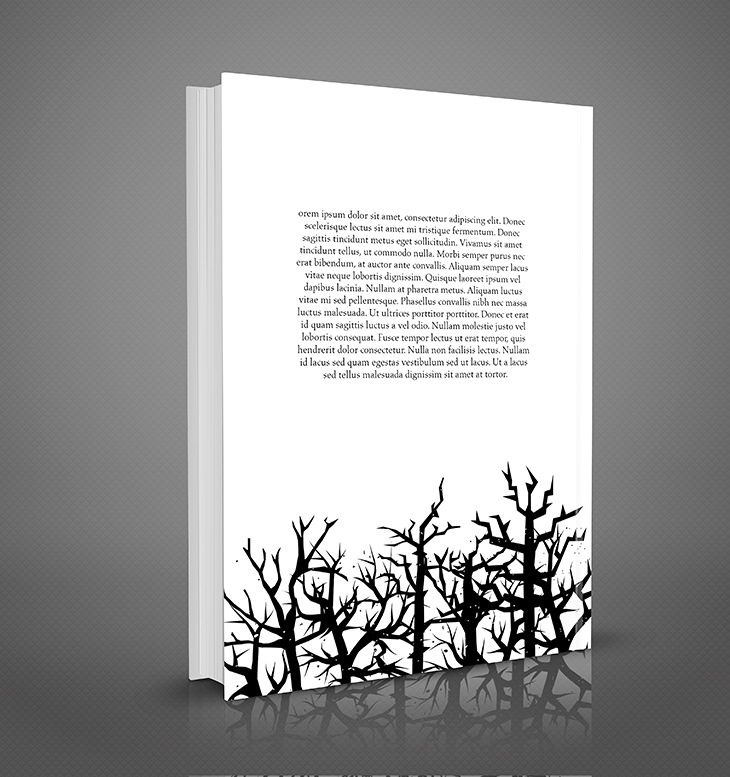 Contra-Capa e ilustração de livro Contra-Capa e ilustração de livro