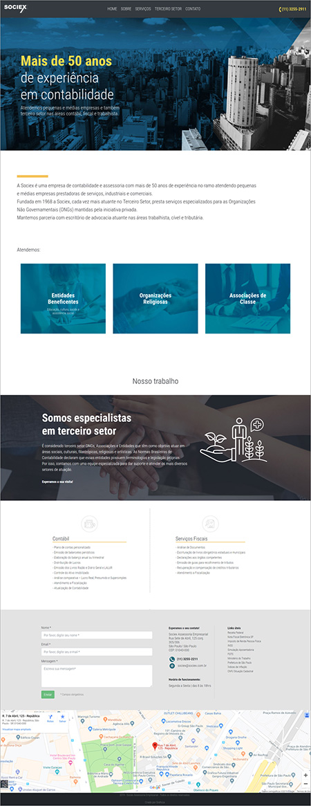 Site responsivo escritório de contabilidade Site responsivo escritório de contabilidade