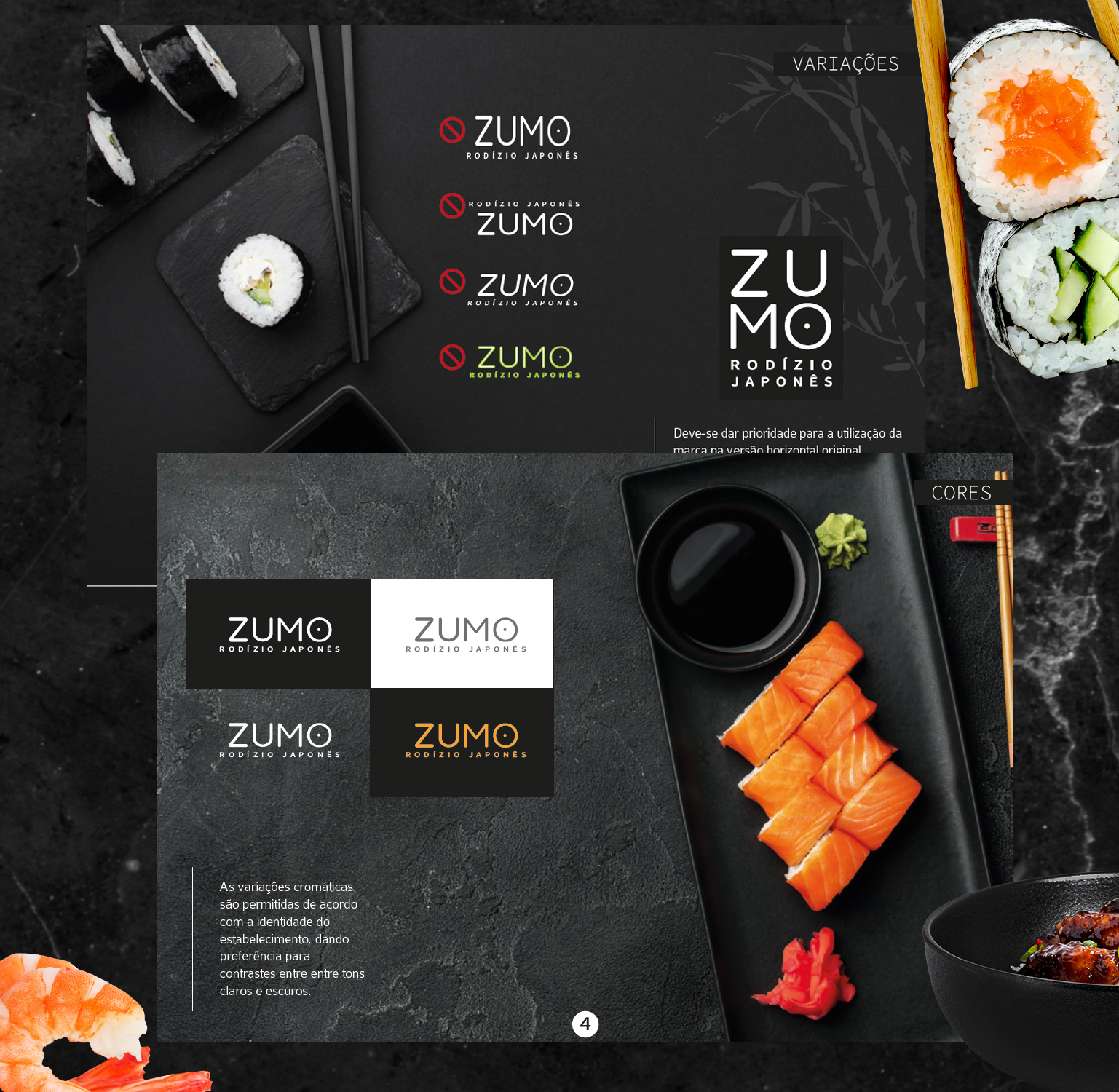 Manual de Marca e Logo para restaurante japonês