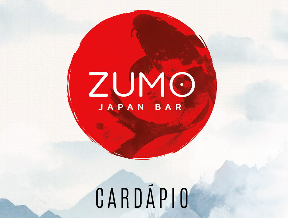 Cardápio para para restaurante japonês